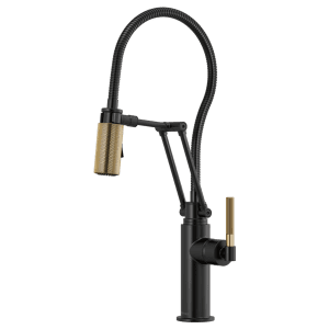 ברז מטבח קפיץ מפואר מזלף 2 מצבים ברז אמריקאי BRIZO 63143LF