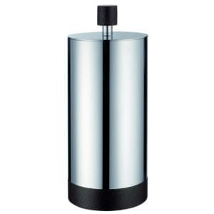 כוס ספוג איפור מונח כרום שילוב עץ איטליה BAGNO AE747