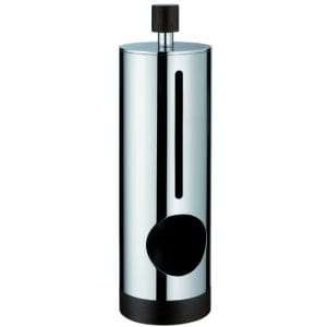 כוס לנייר איפור מונחת כרום שילוב עץ איטליה BAGNO AE864