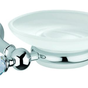 מחזיק סבוניה תלוי כרום BAGNO FO123 swarovsky