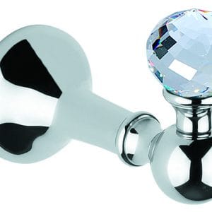 מתלה למגבת בודד כרום BAGNO FO241 swarovsky