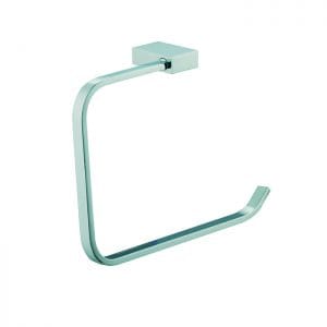 טבעת ריבועית פתוחה למגבת כרום LO213