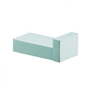 מתלה קיר בודד ריבועי כרום LO241