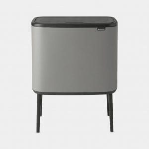פח למטבח לחיצה 36 ליטר אפור BRABANTIA  BO 36