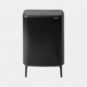 פח למטבח לחיצה 60 ליטר שחור BRABANTIA BO 60