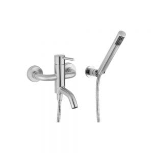 CISAL XI 012-4 סוללה לאמבטיה קומפלט INOX תוצאת איטליה