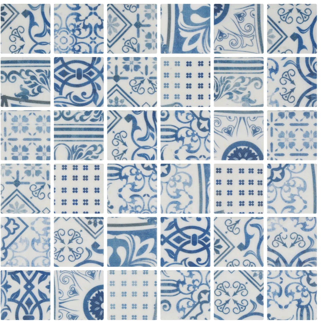 פסיפס זכוכית RYTHON - SOLID ROCK חברת SQUAMES ספרד