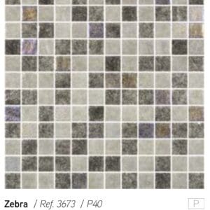 פסיפס זכוכית ZEBRA