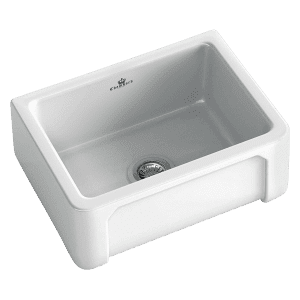 כיור מטבח 60 חרס לבן חזית חלקה צרפת CHAMBORD HENRI-1W